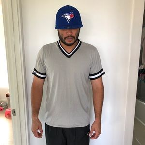 Vintage v neck 80's baseball tee cool